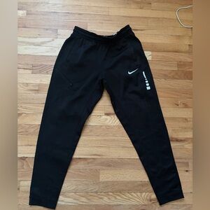 nike dri fit elite track pants mens small black